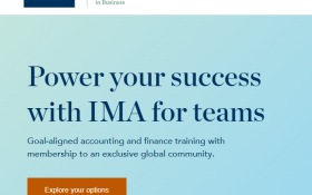 IMA Microsite for CFO Alliance